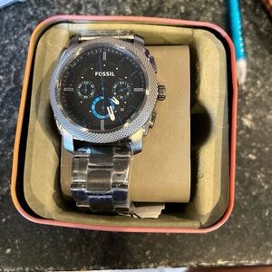 Fossil Machine Quartz Stainless Steel Chronograph Watch (FS4931)